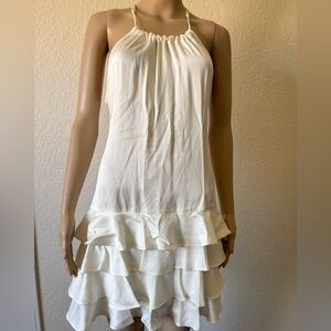 Marissa Webb white flowy ruffle dress